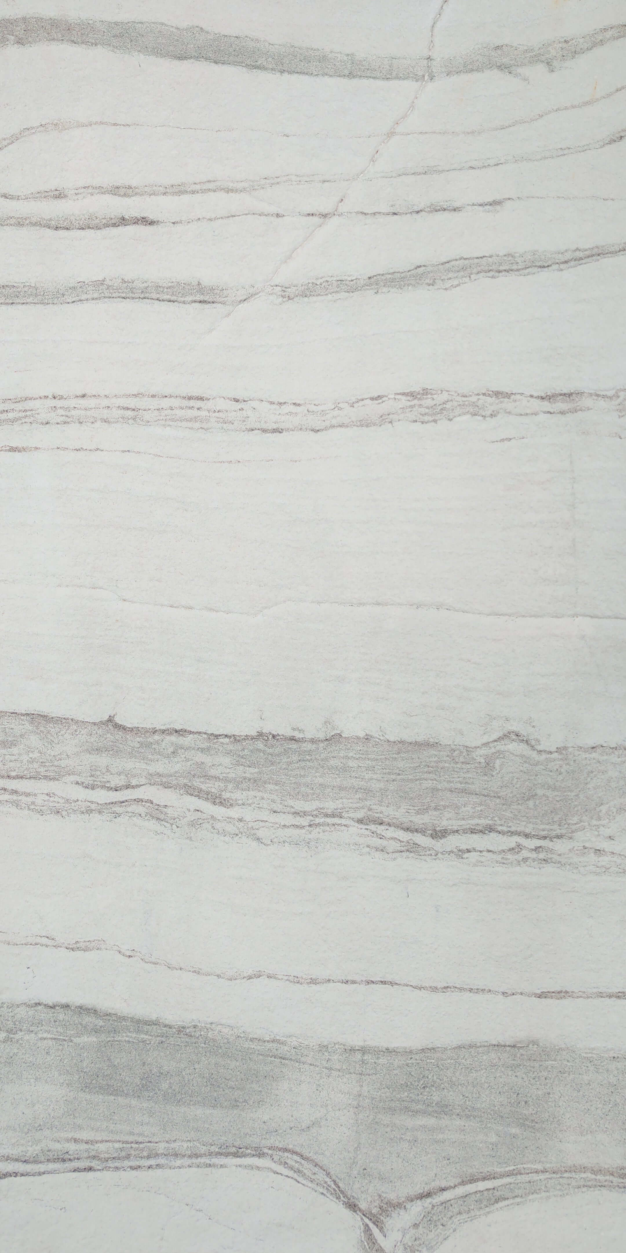 Marble veneer close-up with white base and soft gray swirls and lines