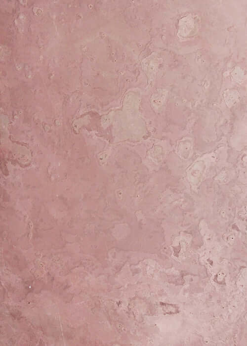 Terra red natural stone veneer panel with swirling mottled texture