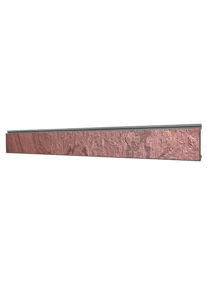 Terra Red Exterior Stone Cladding Panel | Natural Stone Veneer | Nalexible